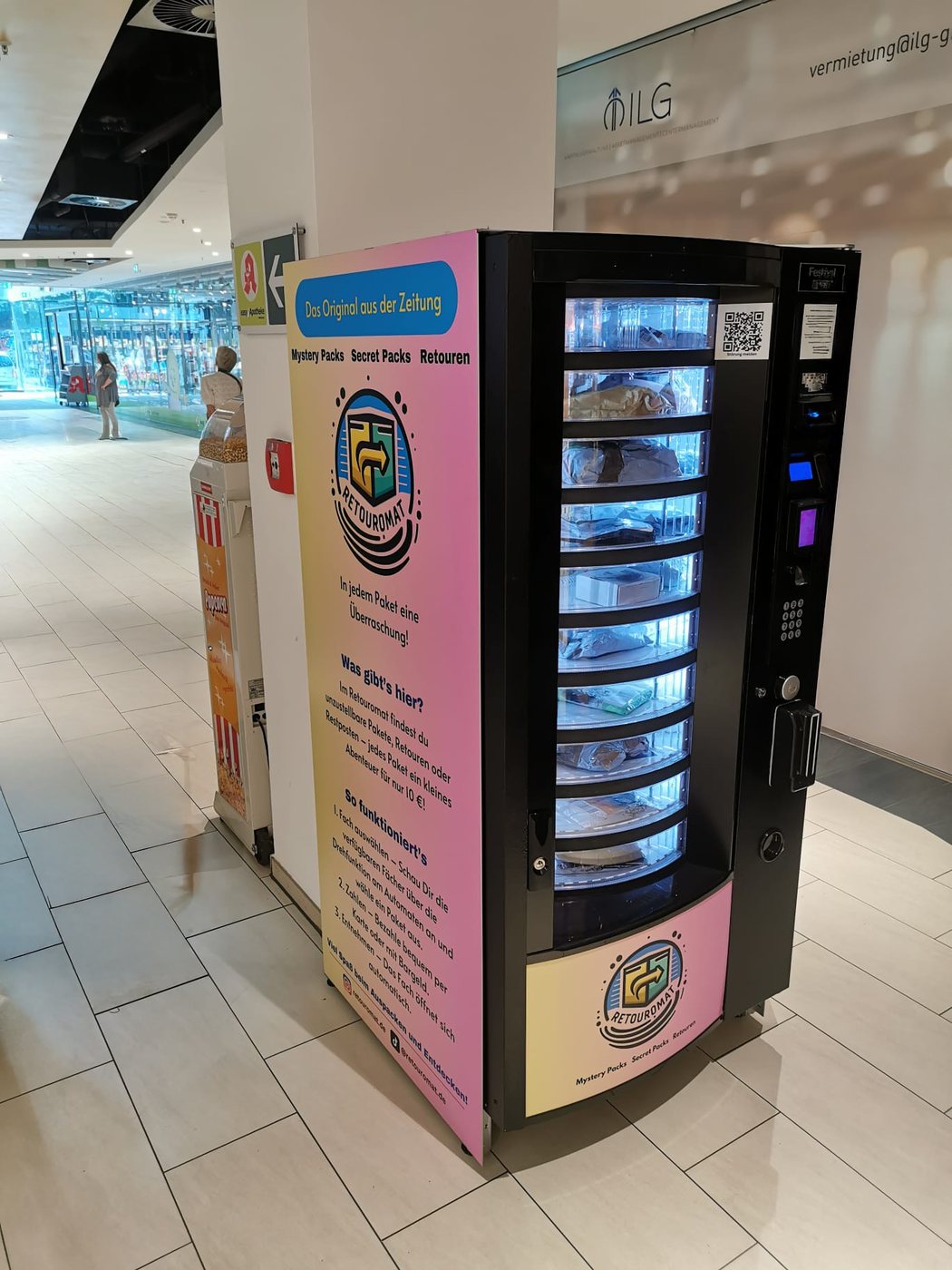 Retouromat Automat im Galerie Königshof Mettmann